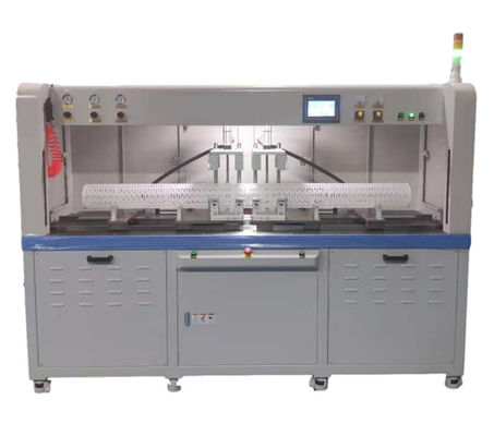 Pileli Filtre Elemanı Uzatma Makinesi Çift İstasyon Büyük Akış